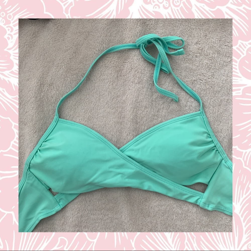 Mint Green Bikini Top